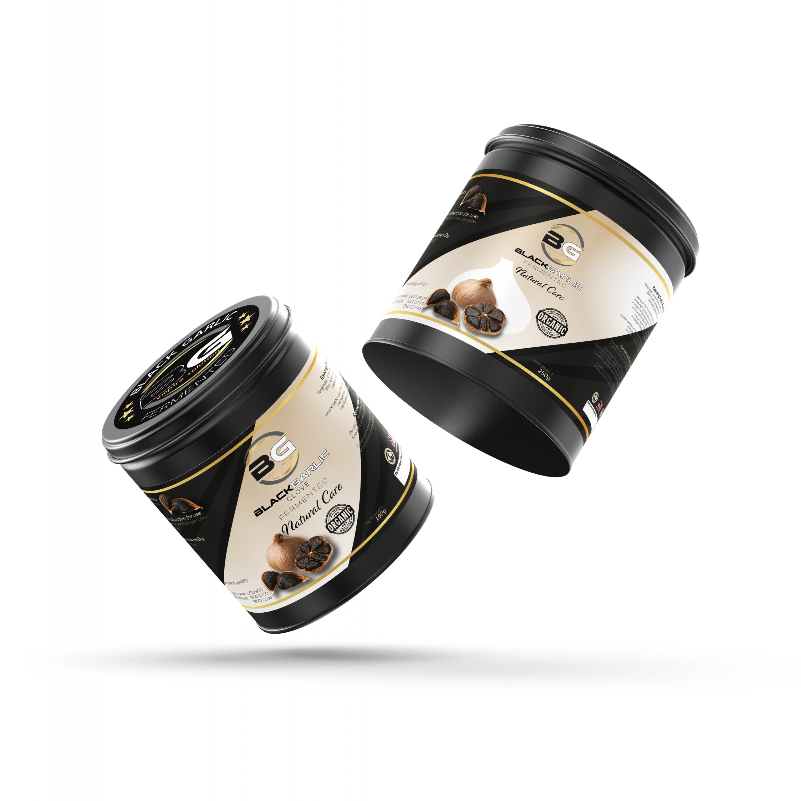 mockup botol besar kecil
