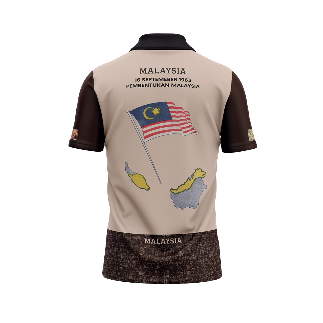Rekaan Baju Merdeka 2025 - Vintage (Belakang)